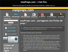 Tablet Screenshot of mespreps.com